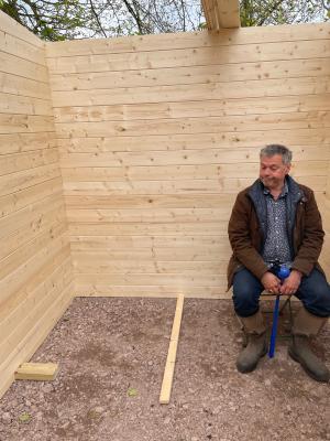 Rob - working out where the loo goes